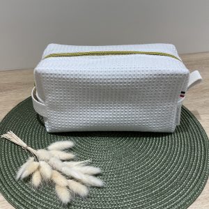 Trousse de toilette en nid d’abeille