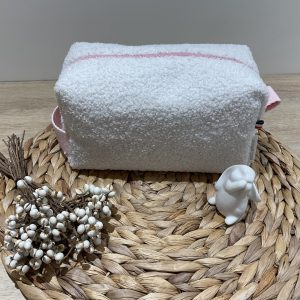 Trousse de toilette Bouclette Liberty Capel rose pâle