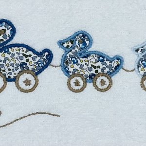 Lange brodé Farandole de Canards