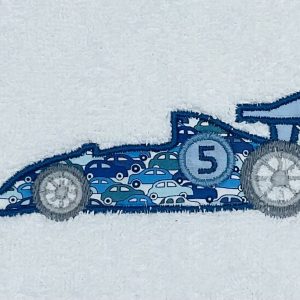 Lange brodé Voiture de course