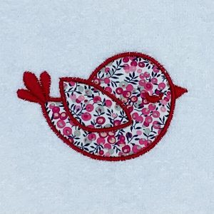 Lange brodé Oiseau