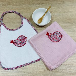 Ensemble Bavoir et Lange Oiseau